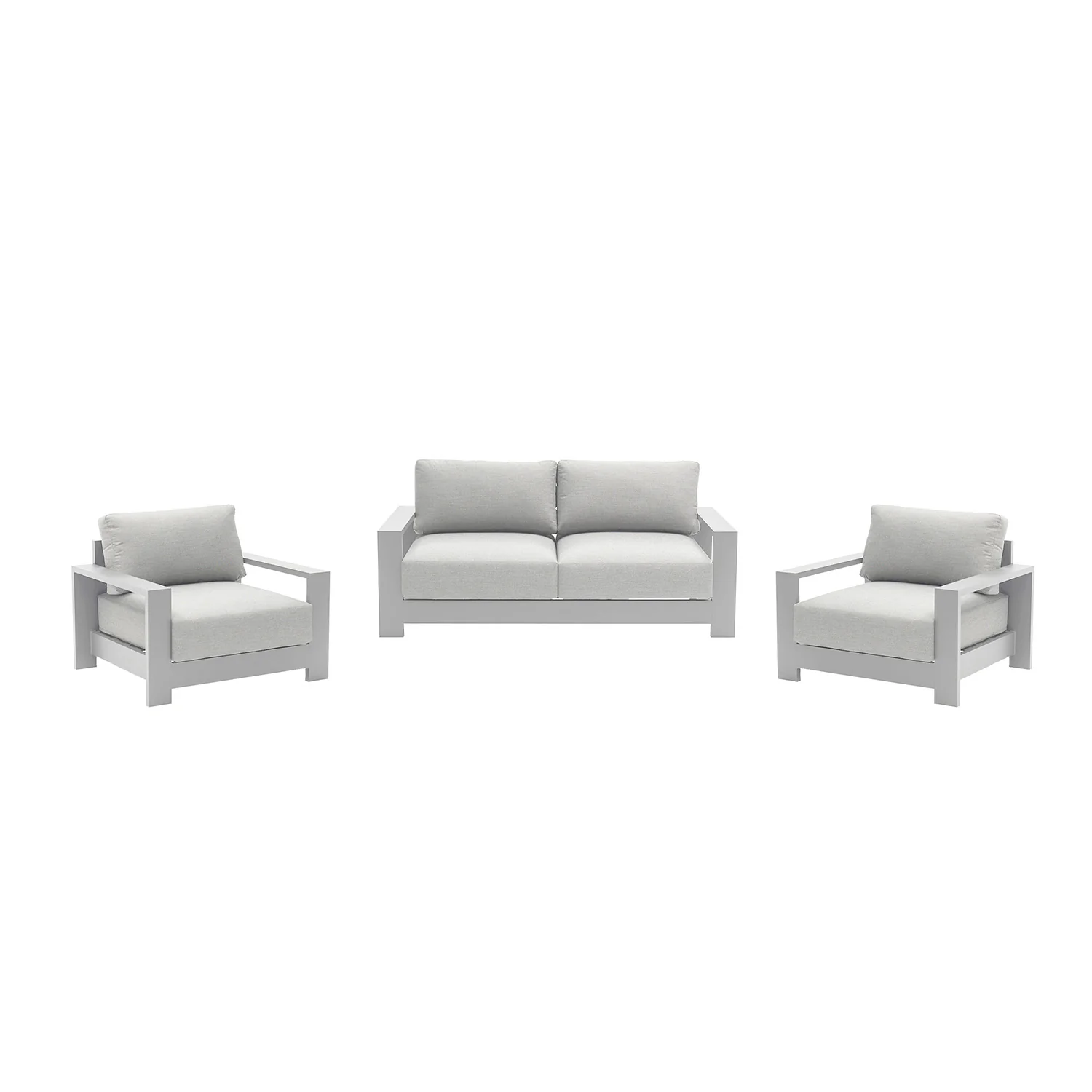 Skyline 4 Seater Outdoor Aluminium Lounge Setting