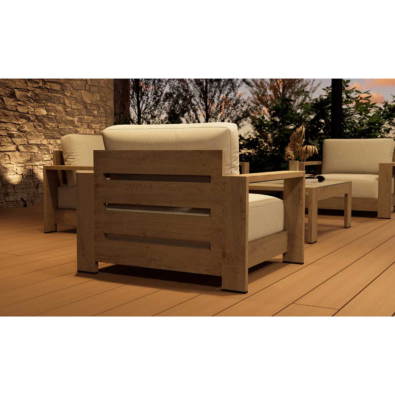Skyline 5 Seater Outdoor Aluminium Lounge Setting - Image 9