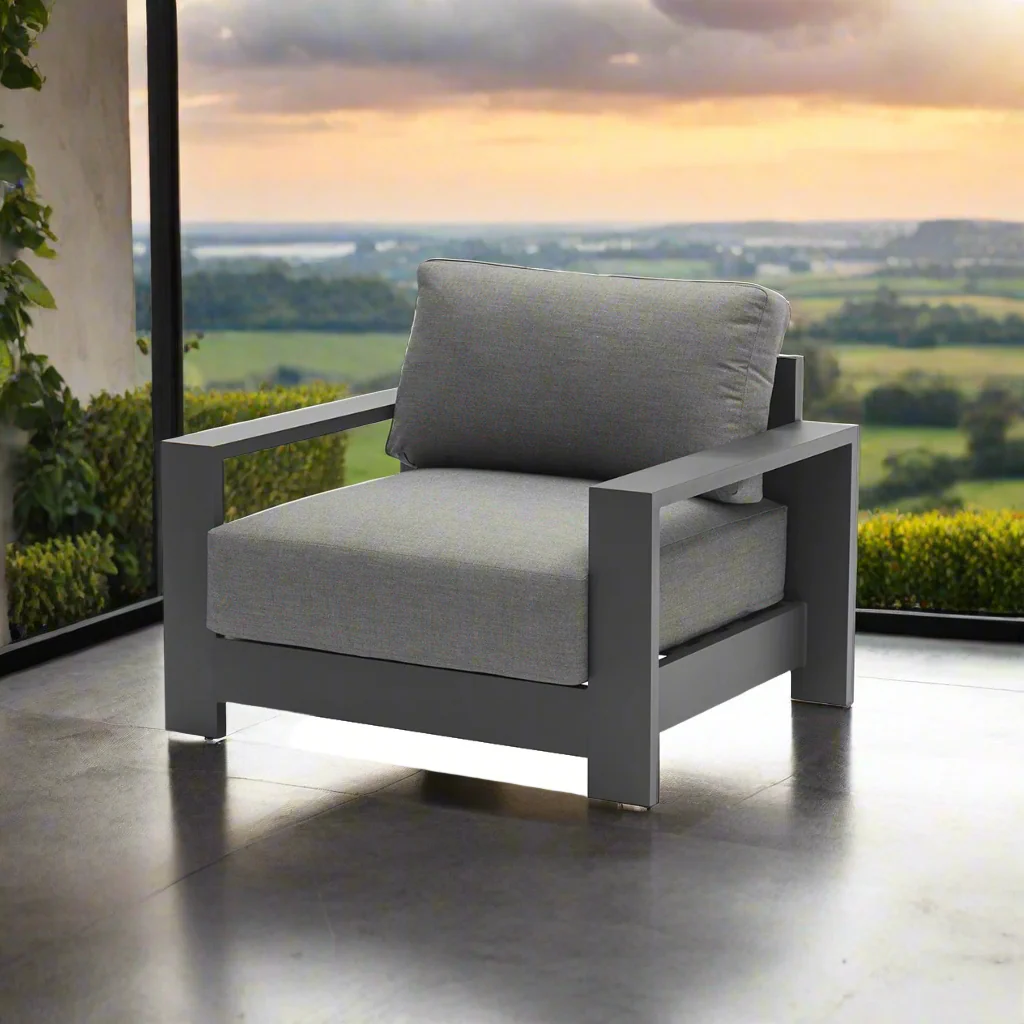 Skyline Outdoor Aluminium Armchair - Image 12