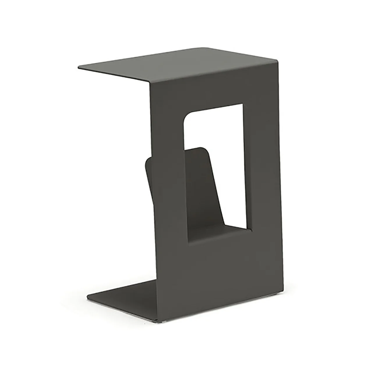 Sofia Outdoor Aluminium Magazine Side Table 40 cm - Image 2
