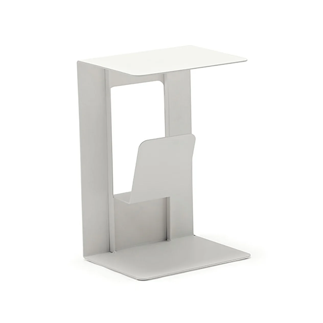 Sofia Outdoor Aluminium Magazine Side Table 40 cm - Image 3