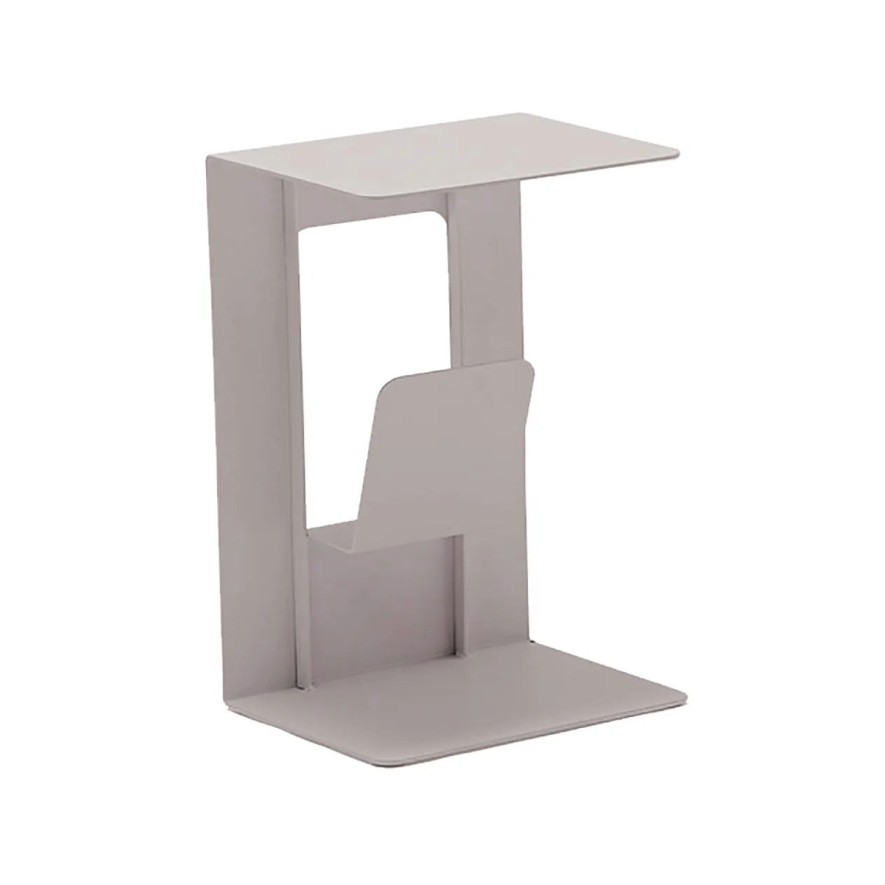 Sofia Outdoor Aluminium Magazine Side Table 40 cm - Image 4