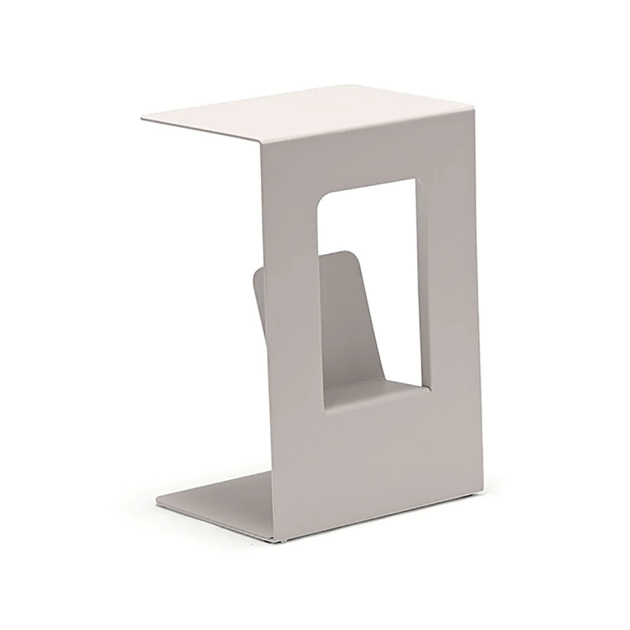 Sofia Outdoor Aluminium Magazine Side Table 40 cm - Image 5