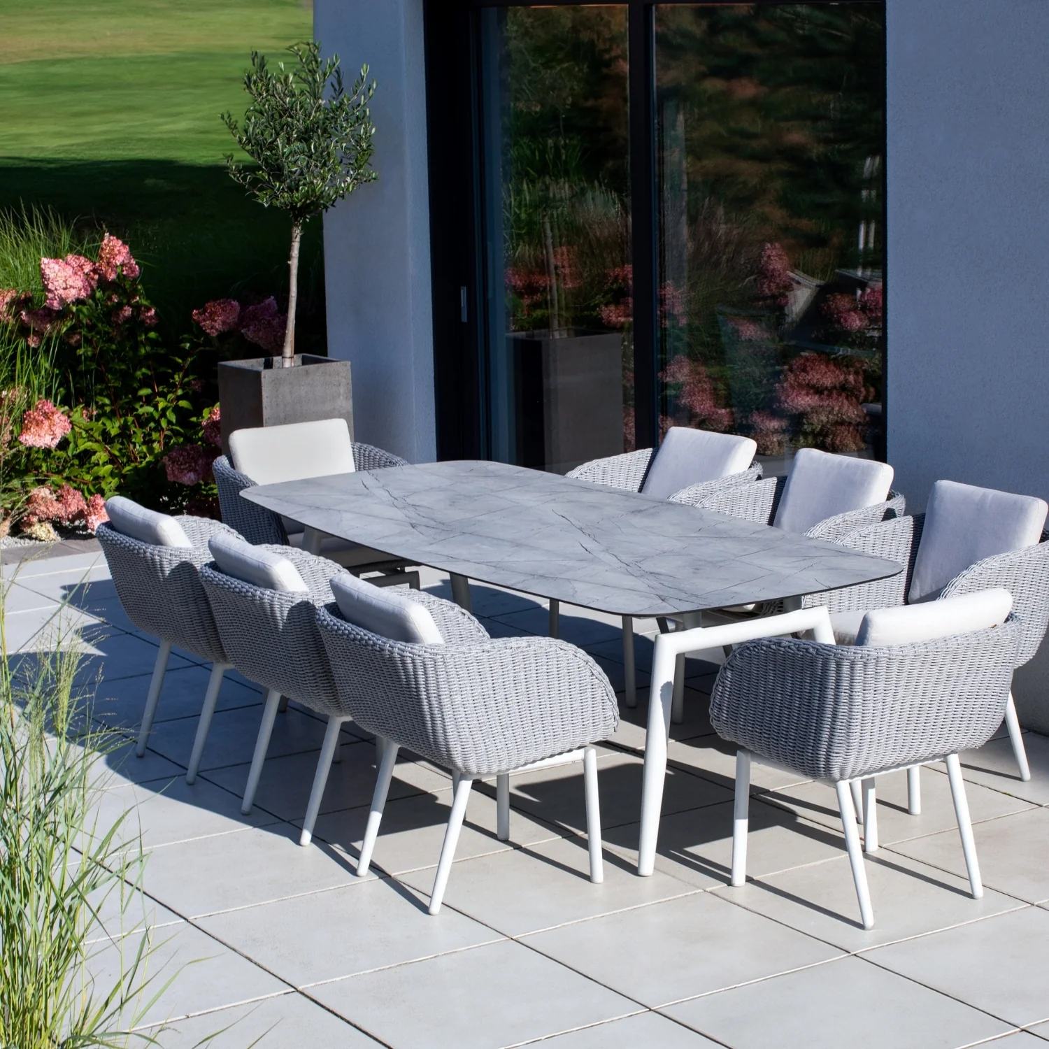 Sorrento Outdoor Rope Dining Chair - Image 3