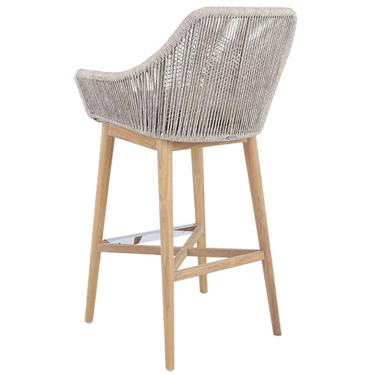 String Outdoor Wicker Bar Stool - Image 12