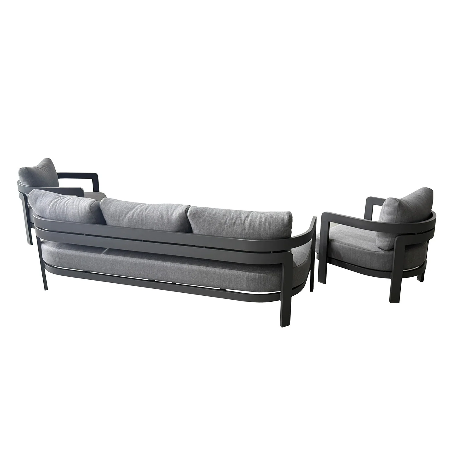 Tampa 5 Seater Aluminium Outdoor Lounge - Image 7