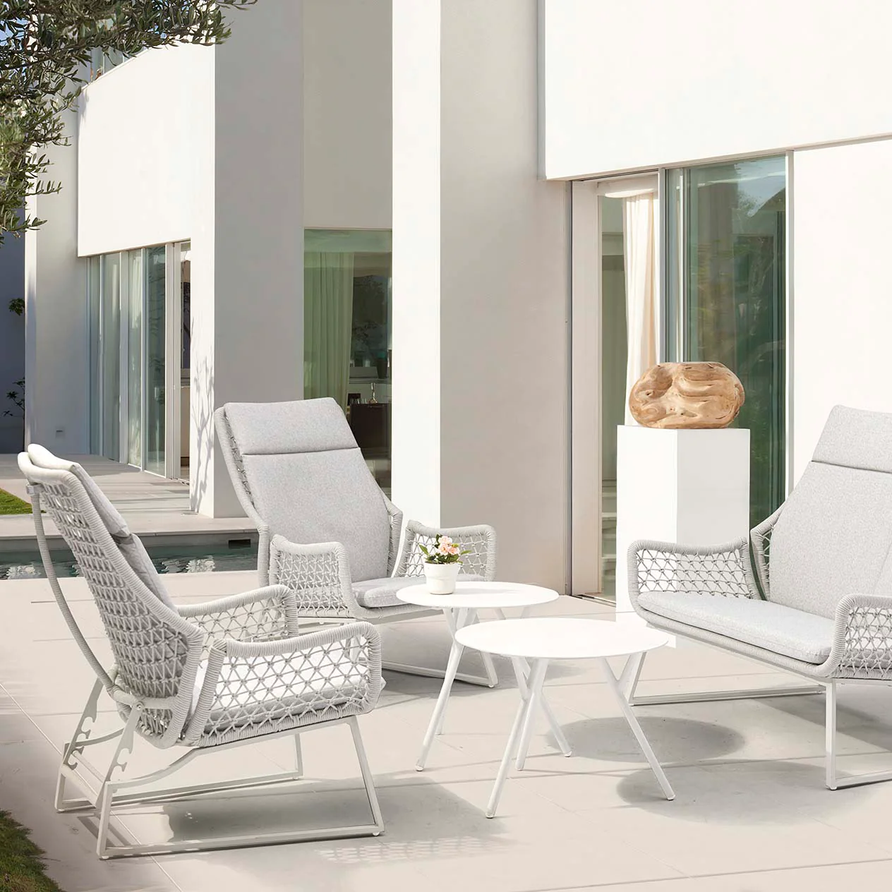 Torino Outdoor Rope Recliner Leisure Chair - Image 5