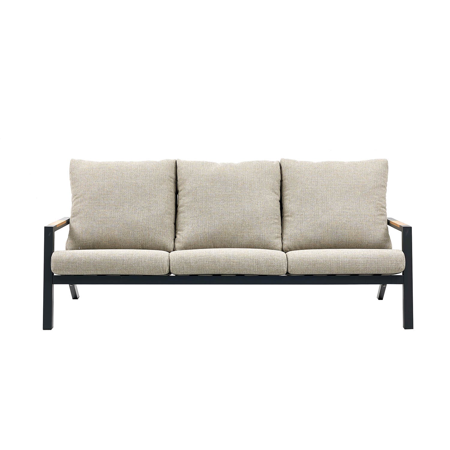 Toronto 3 Seater Outdoor Aluminium Lounge - Image 5