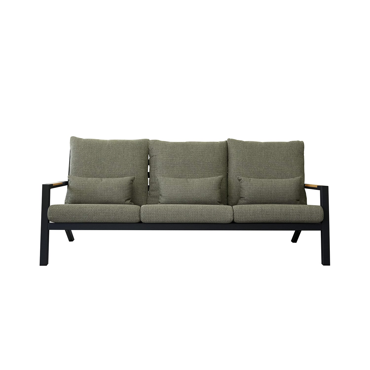 Toronto 3 Seater Outdoor Aluminium Lounge - Image 7