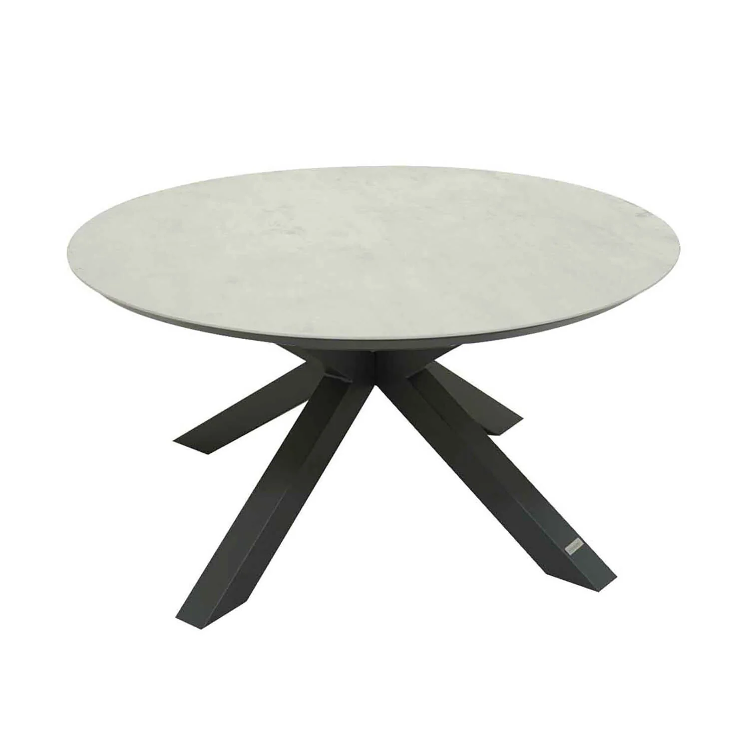 Trivento II Ceramic Outdoor Round Dining Table 130 cm
