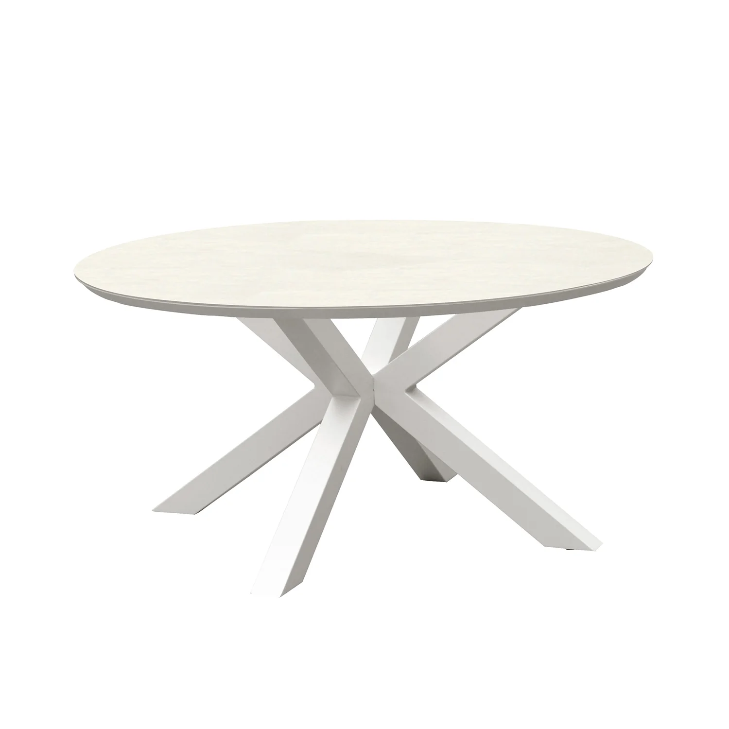 Trivento II Ceramic Outdoor Round Dining Table 148 cm - Image 4