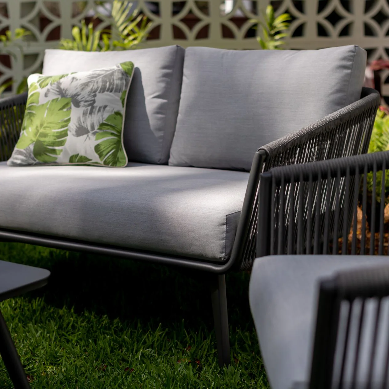 Truro 2 Seater Outdoor Rope Lounge - Image 7