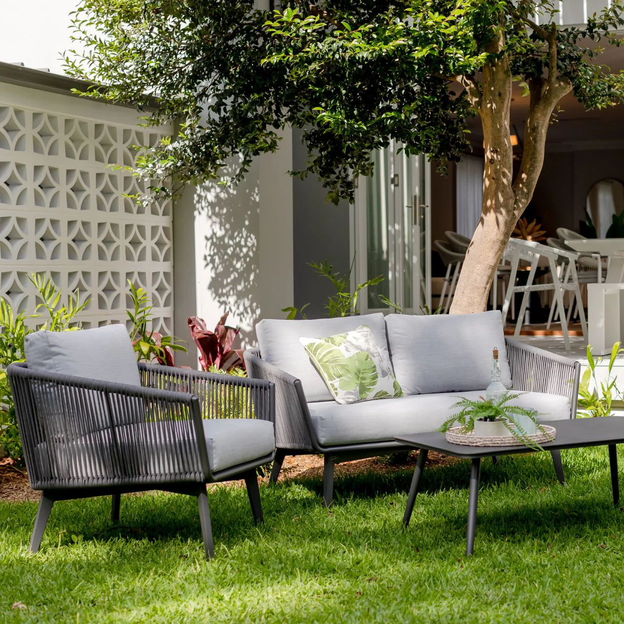Truro 4 Seater Outdoor Rope Lounge - Image 12