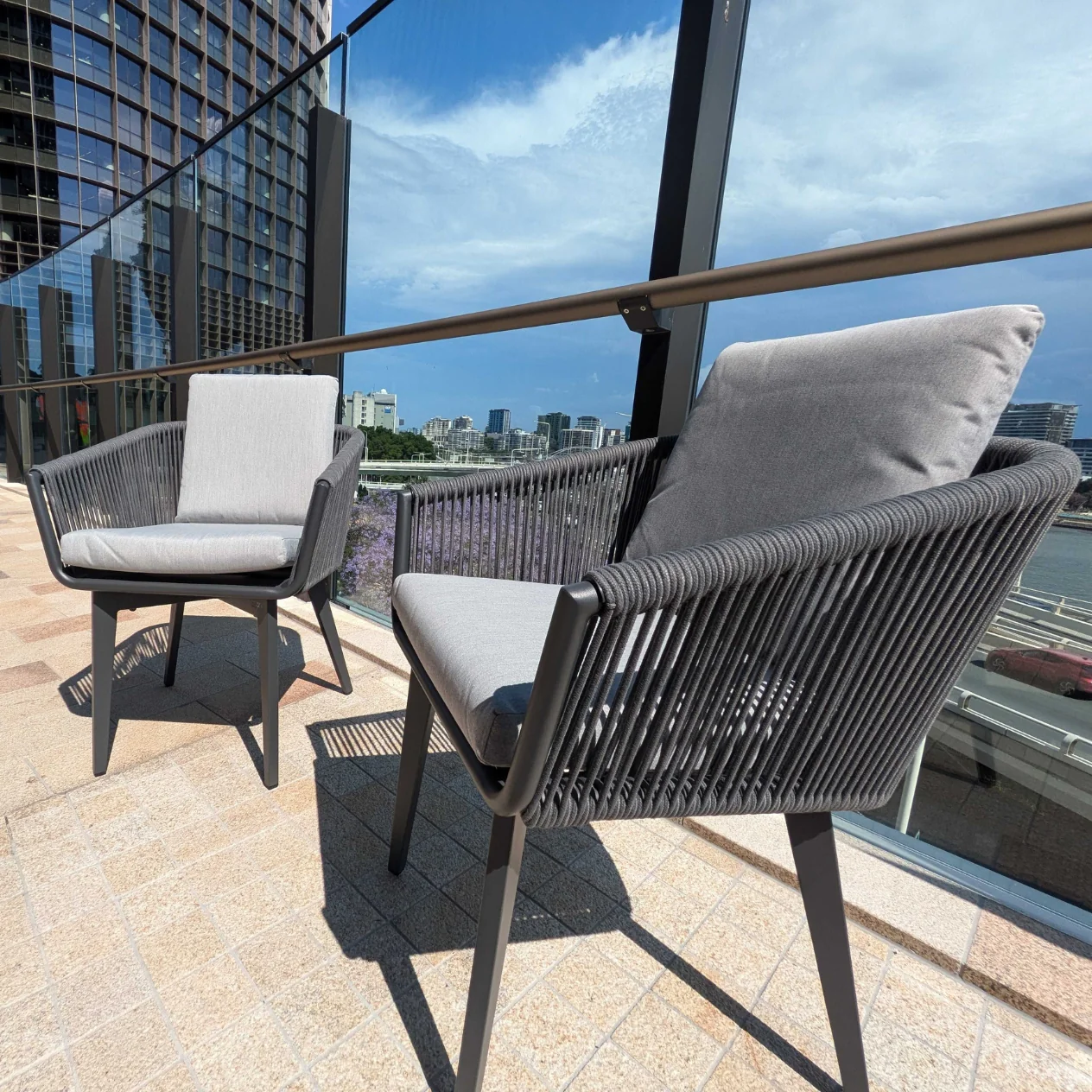 Truro Outdoor Rope Dining Chair - Image 10