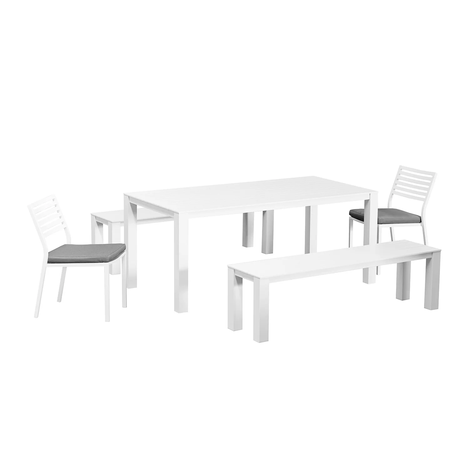 Vernon 180 cm Table Vernon 160 cm Bench and Coda Chair Outdoor Dining Setting - Image 3