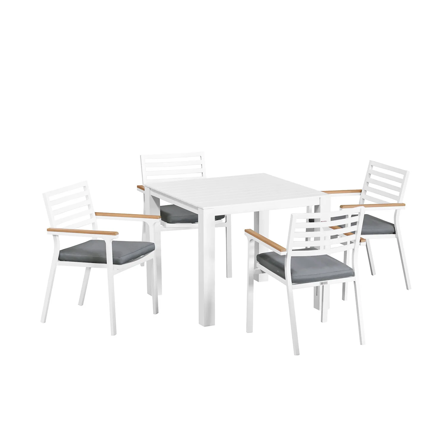 Vernon 90 cm Table Lotus Chair Outdoor Dining Setting - Image 2