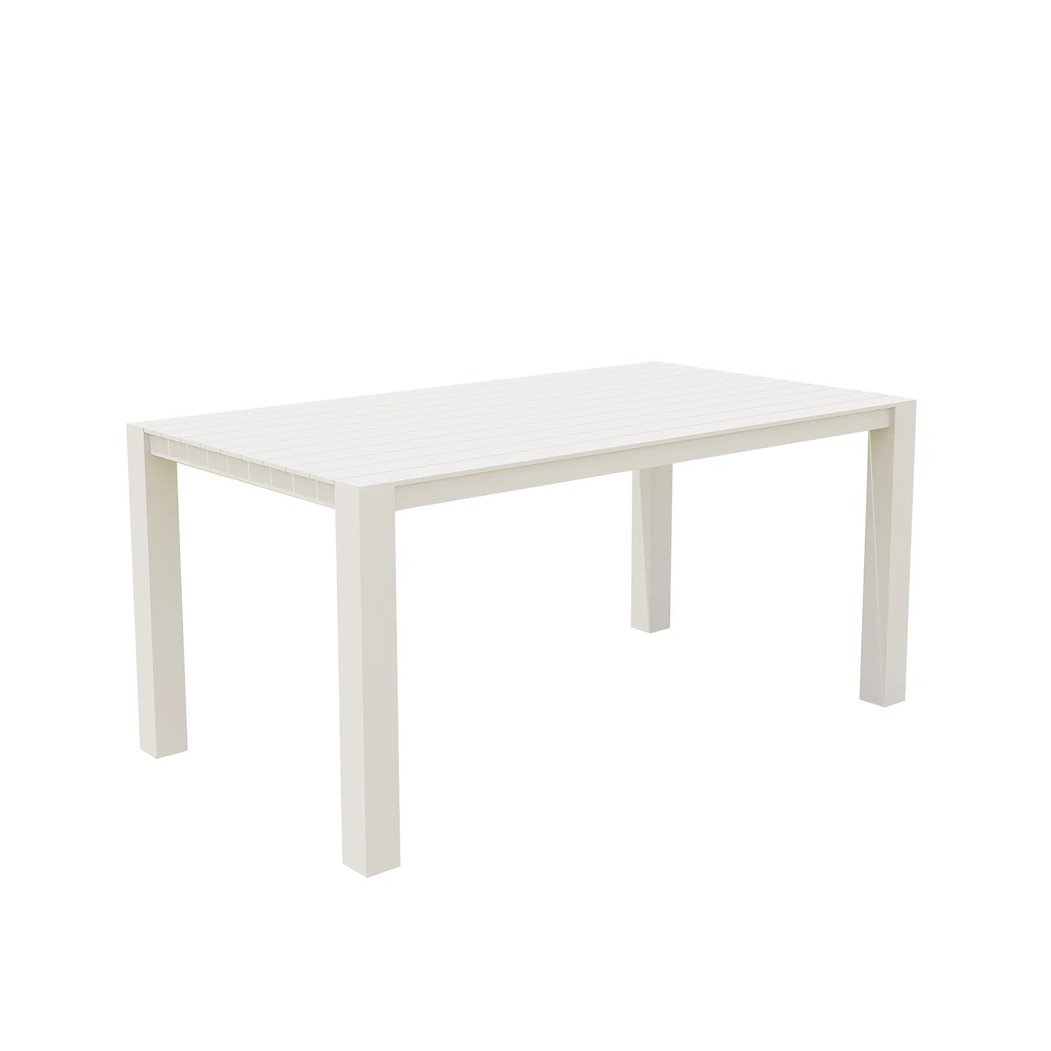 Vernon Aluminium Outdoor Dining Table 160 cm - Image 5