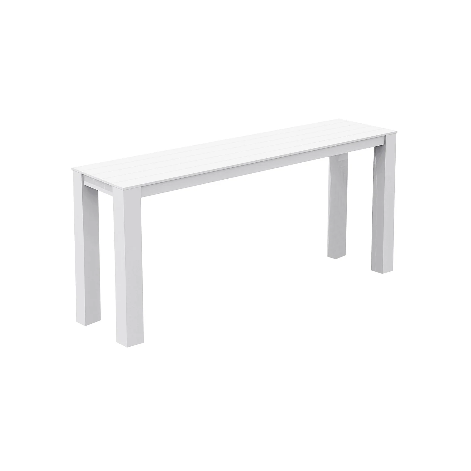 Vernon Aluminium Outdoor Narrow Dining Table 160 cm - Image 3