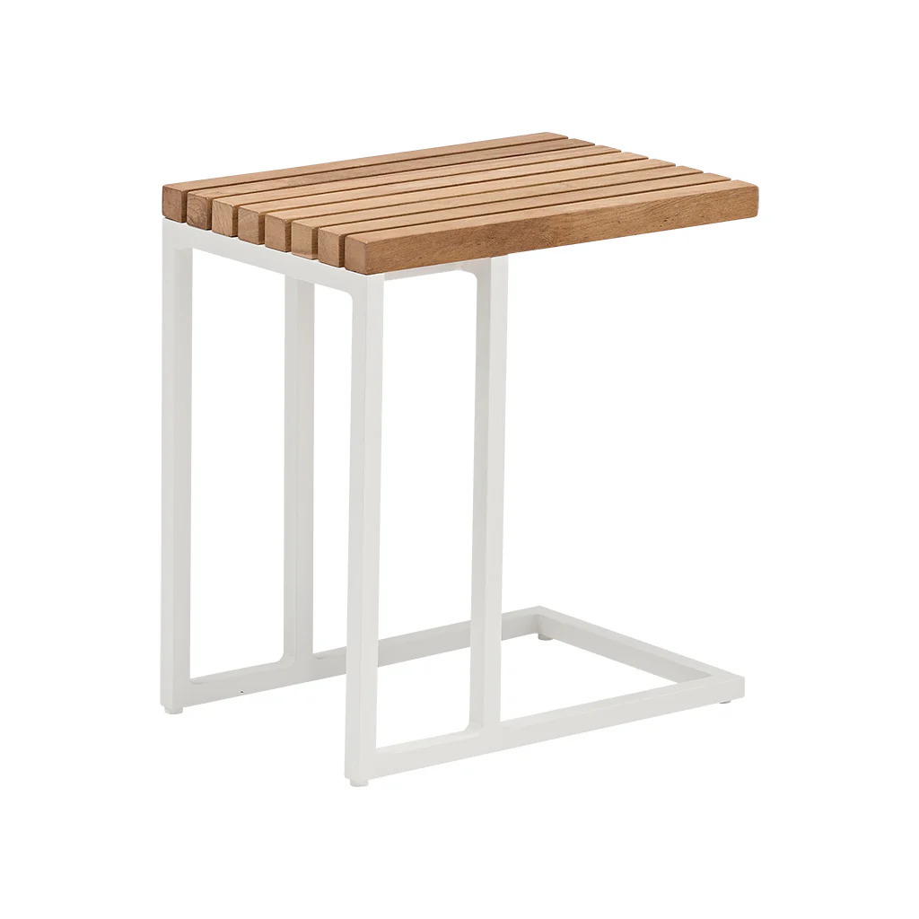 Wales Outdoor Teak Side Table 45 cm - Image 2