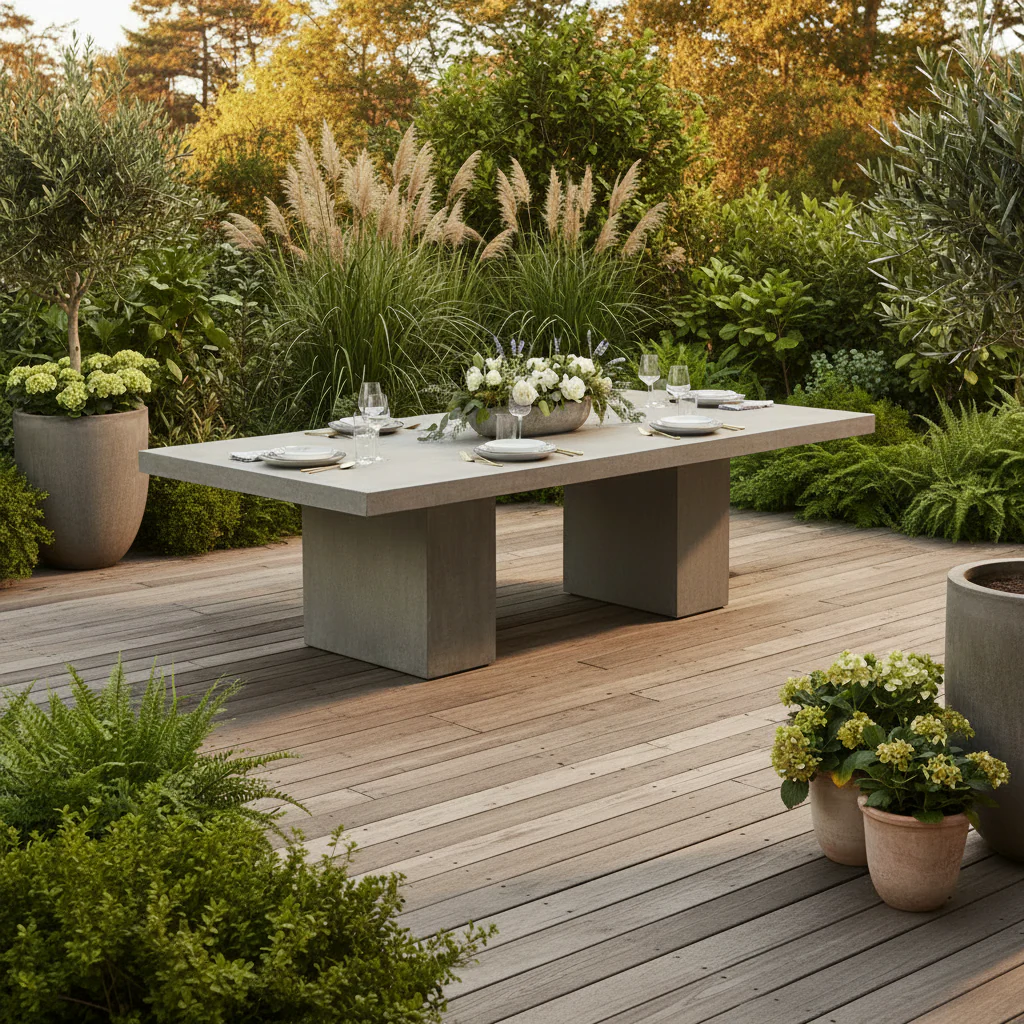 Zen Concrete Outdoor Table 240 cm - Image 2