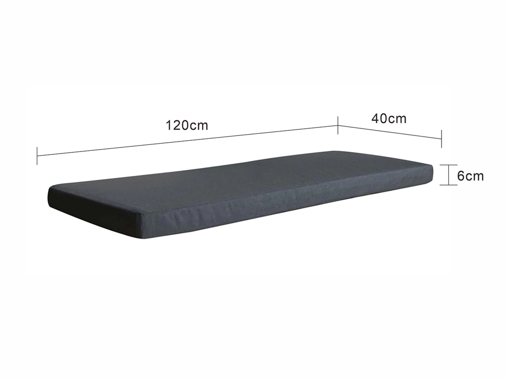 Zen Outdoor Bench Cushion 120 cm - Image 7