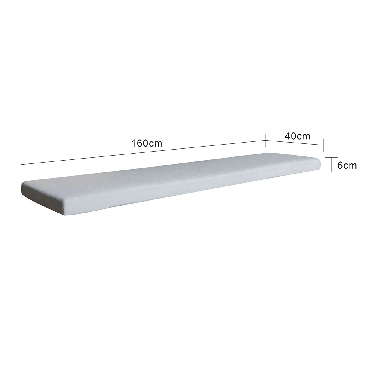 Zen Outdoor Bench Cushion 160 cm - Image 7