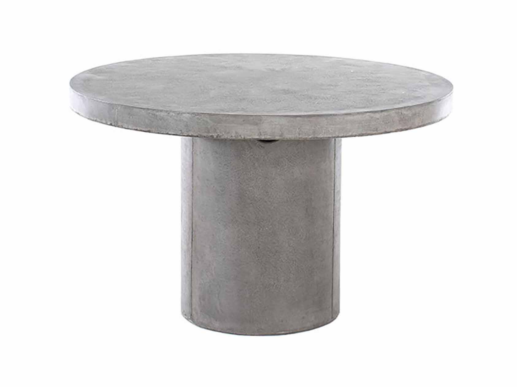 Zen Outdoor Concrete Round Dining Table 120 cm