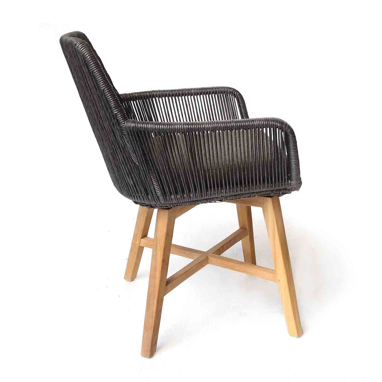 Zen Round Table Armenia Wicker Chair Outdoor Dining Setting - Image 12